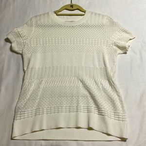 Ann Taylor Loft women’s white blouse. NEW. Medium.